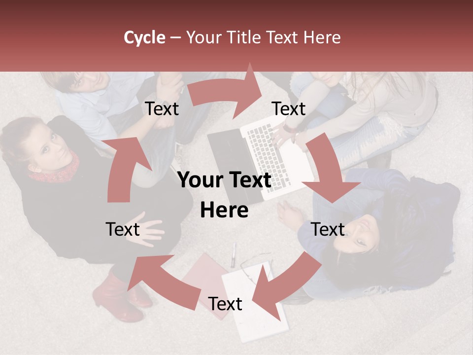 Businesspeople Youth Interaction PowerPoint Template