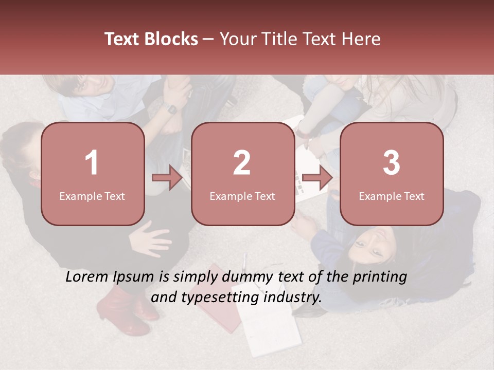 Businesspeople Youth Interaction PowerPoint Template