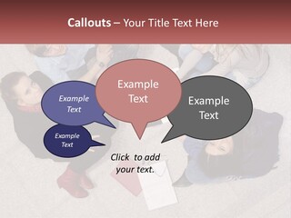 Businesspeople Youth Interaction PowerPoint Template