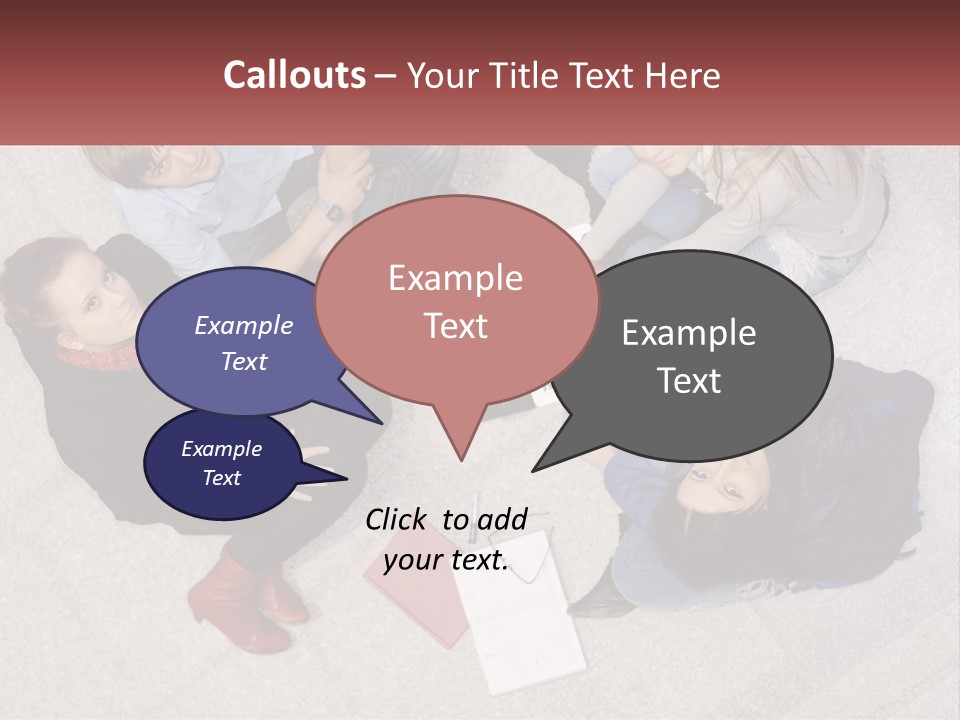 Businesspeople Youth Interaction PowerPoint Template