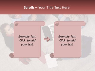 Businesspeople Youth Interaction PowerPoint Template