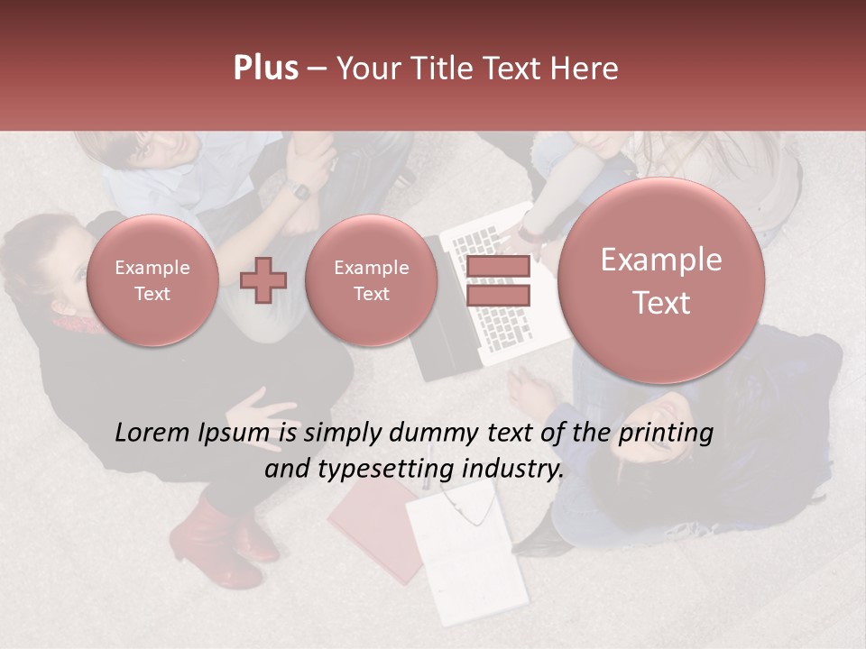 Businesspeople Youth Interaction PowerPoint Template