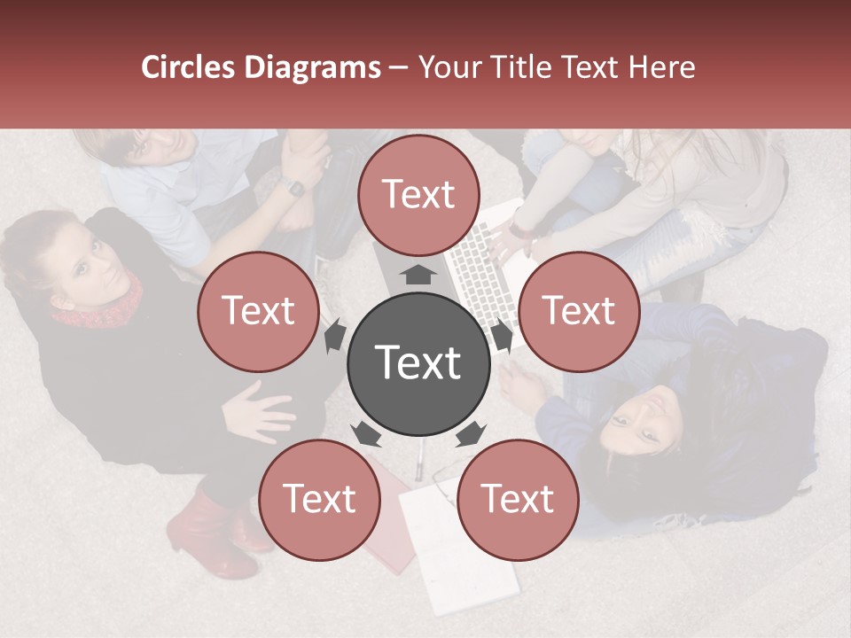 Businesspeople Youth Interaction PowerPoint Template