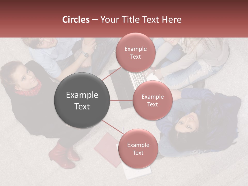 Businesspeople Youth Interaction PowerPoint Template