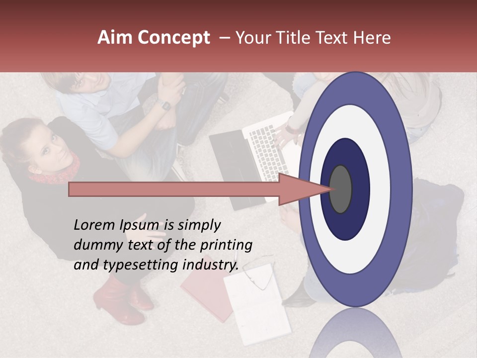 Businesspeople Youth Interaction PowerPoint Template