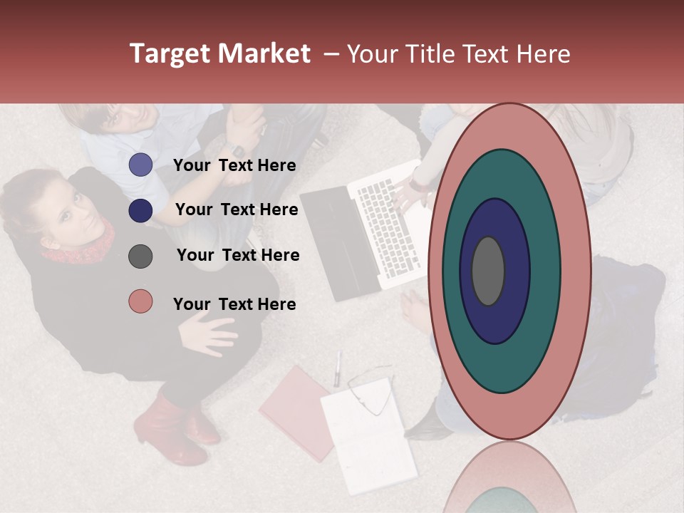 Businesspeople Youth Interaction PowerPoint Template