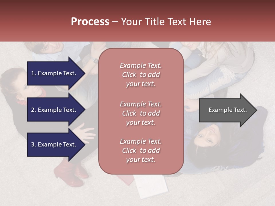Businesspeople Youth Interaction PowerPoint Template