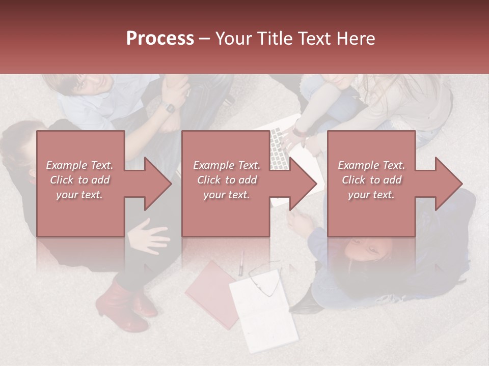 Businesspeople Youth Interaction PowerPoint Template