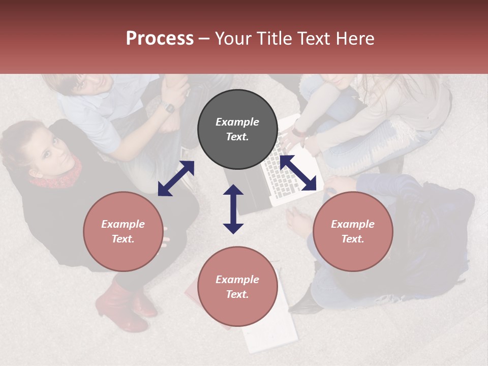 Businesspeople Youth Interaction PowerPoint Template
