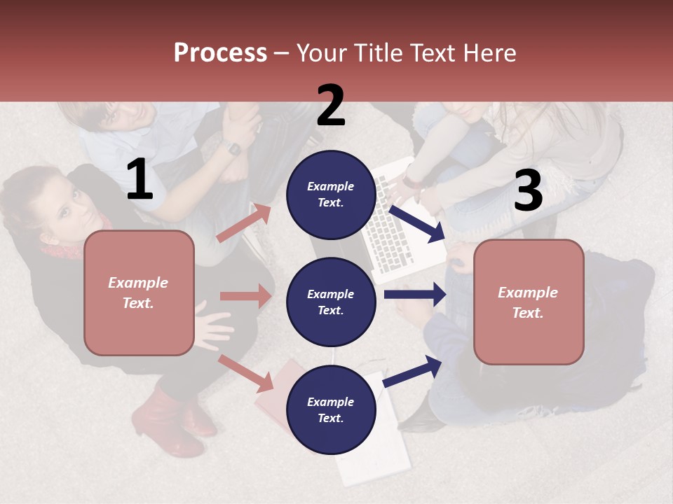 Businesspeople Youth Interaction PowerPoint Template