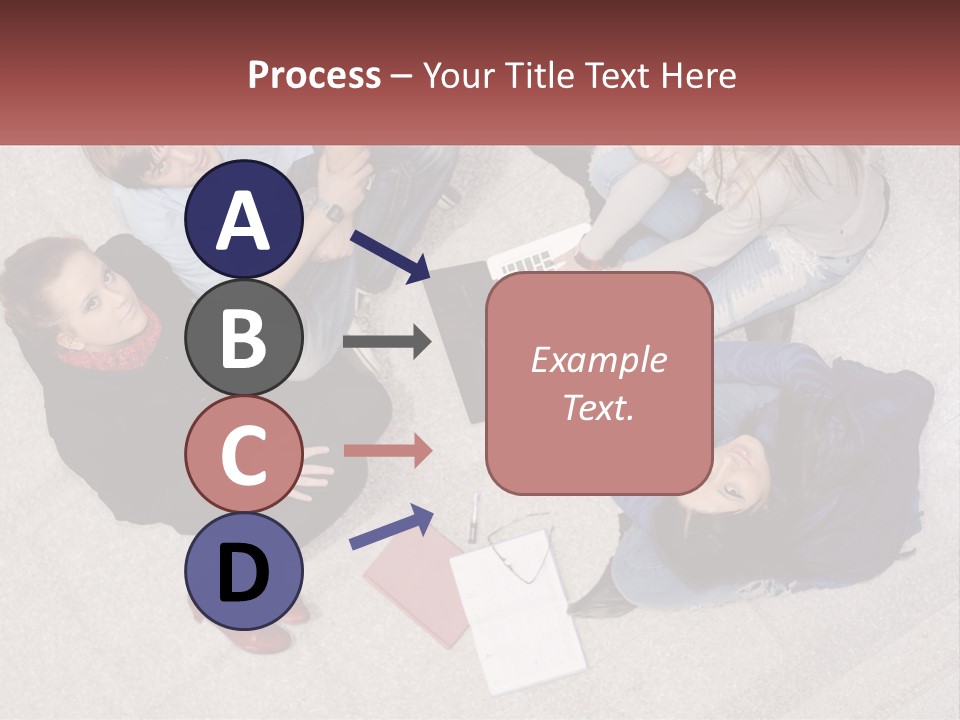Businesspeople Youth Interaction PowerPoint Template