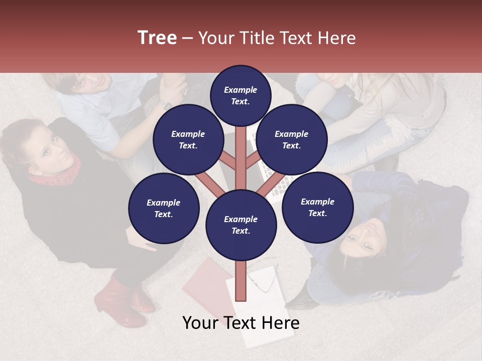 Businesspeople Youth Interaction PowerPoint Template