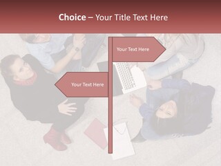 Businesspeople Youth Interaction PowerPoint Template