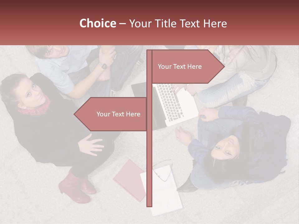 Businesspeople Youth Interaction PowerPoint Template