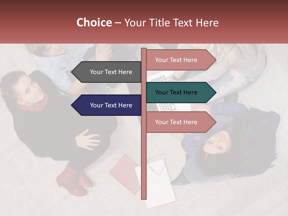 Businesspeople Youth Interaction PowerPoint Template