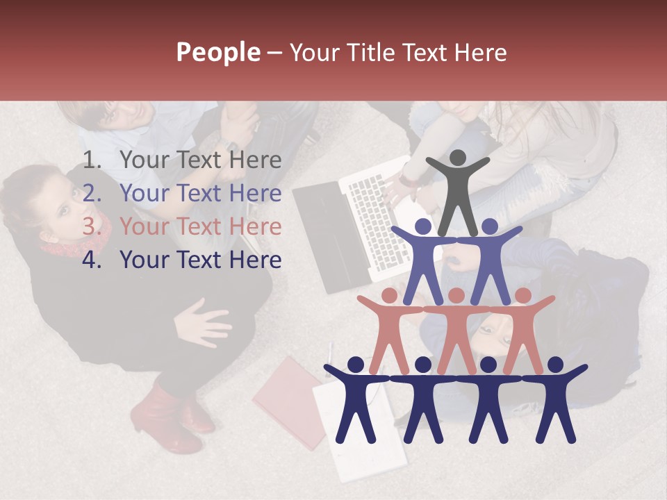 Businesspeople Youth Interaction PowerPoint Template