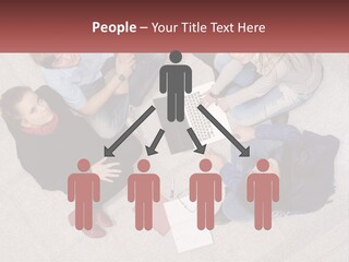 Businesspeople Youth Interaction PowerPoint Template