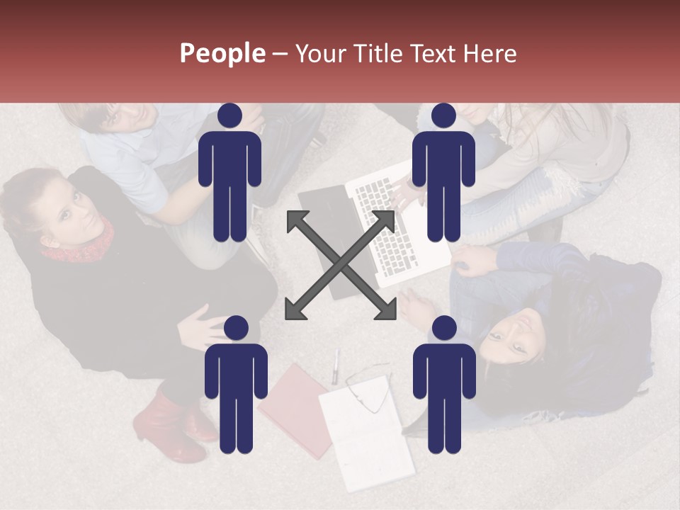 Businesspeople Youth Interaction PowerPoint Template