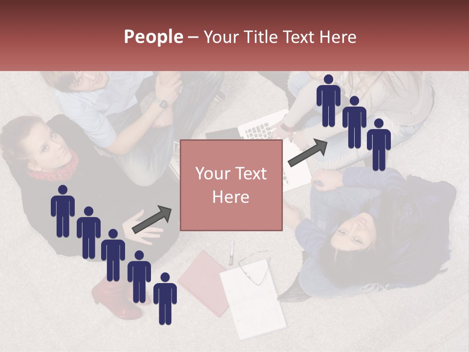Businesspeople Youth Interaction PowerPoint Template