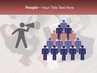Businesspeople Youth Interaction PowerPoint Template