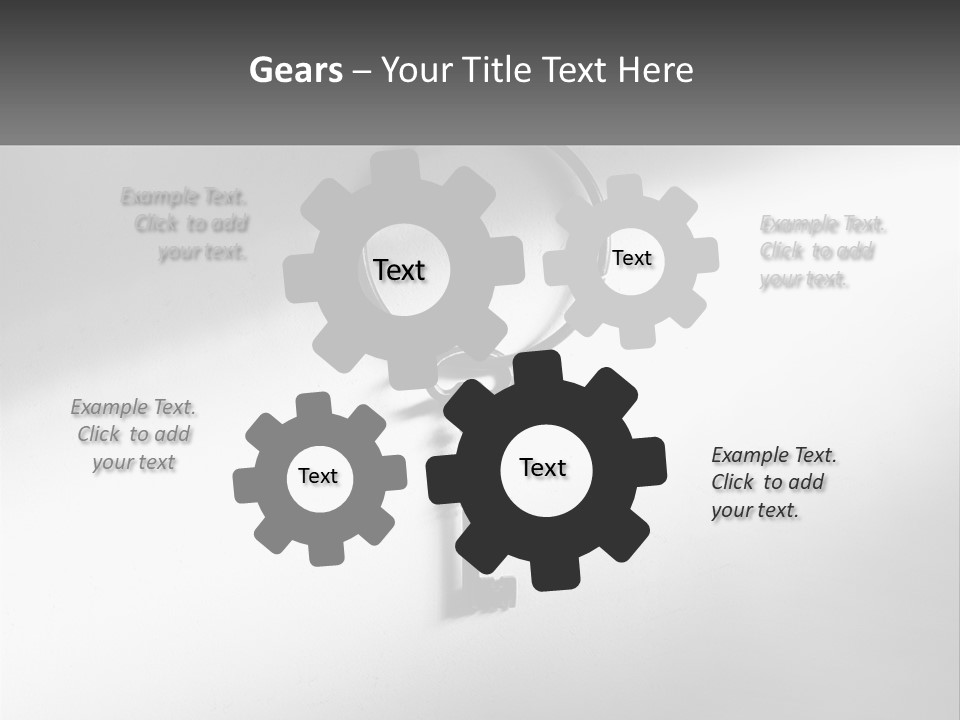 Old Key Nail PowerPoint Template