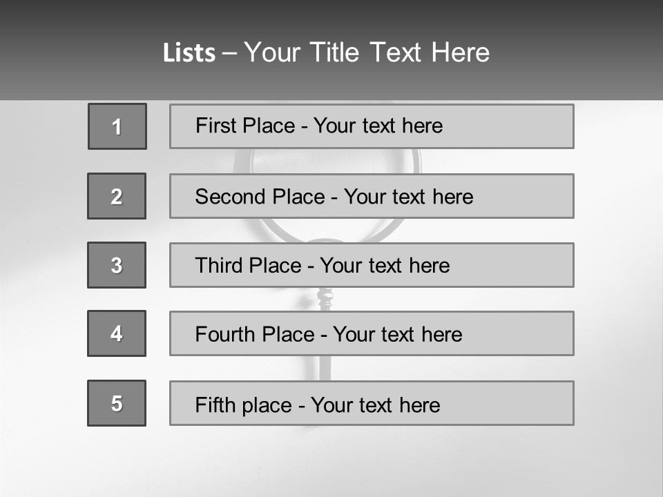 Old Key Nail PowerPoint Template