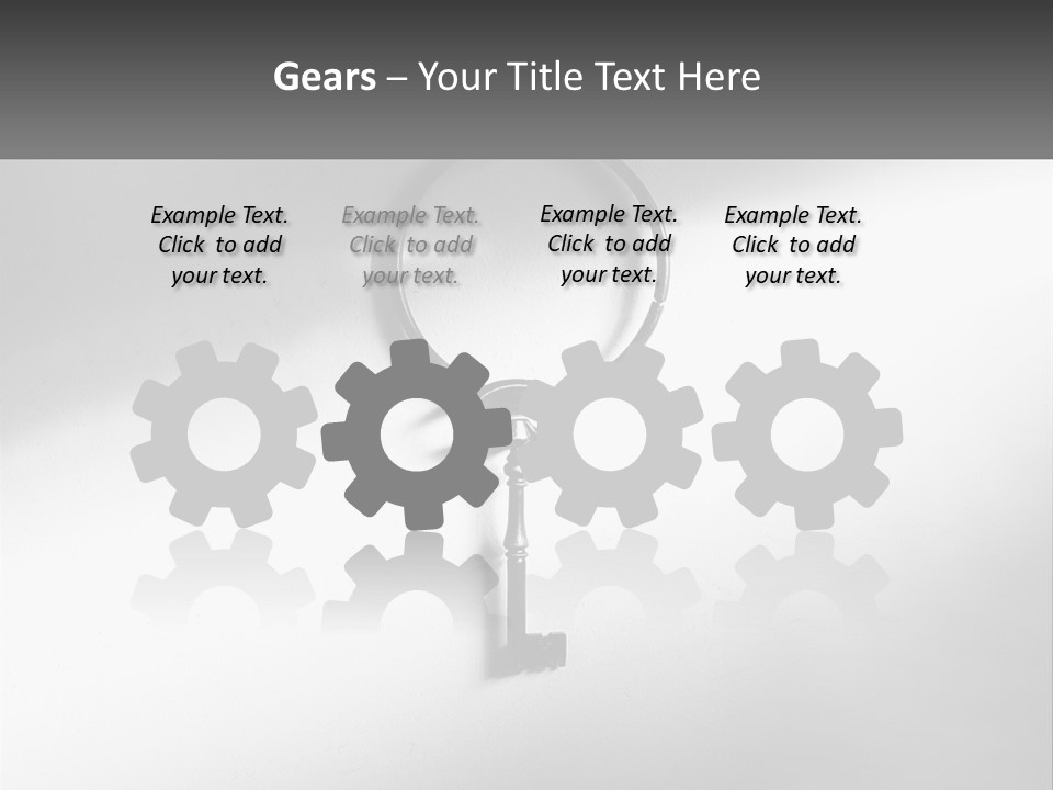 Old Key Nail PowerPoint Template