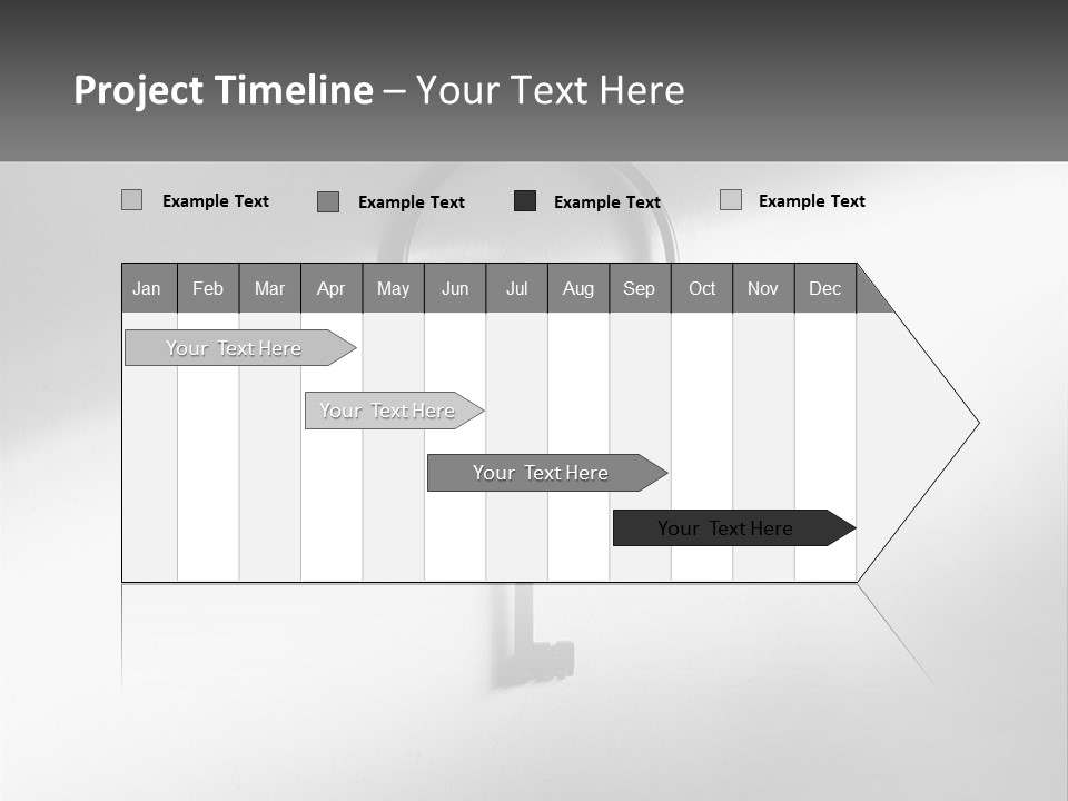 Old Key Nail PowerPoint Template