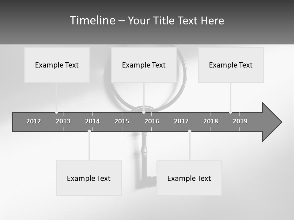 Old Key Nail PowerPoint Template