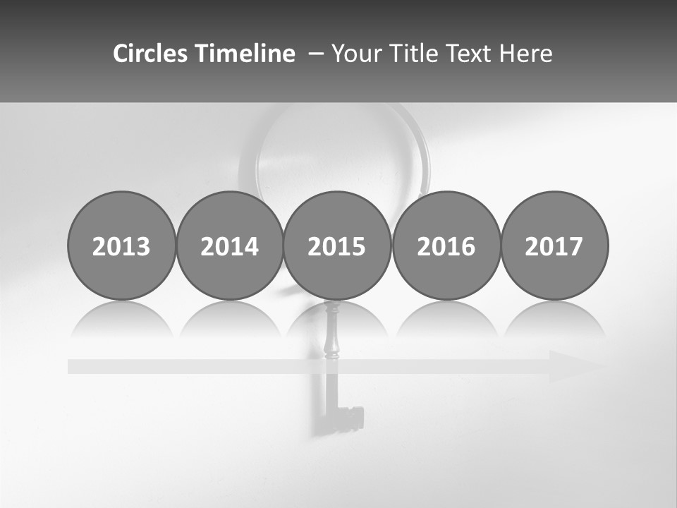 Old Key Nail PowerPoint Template