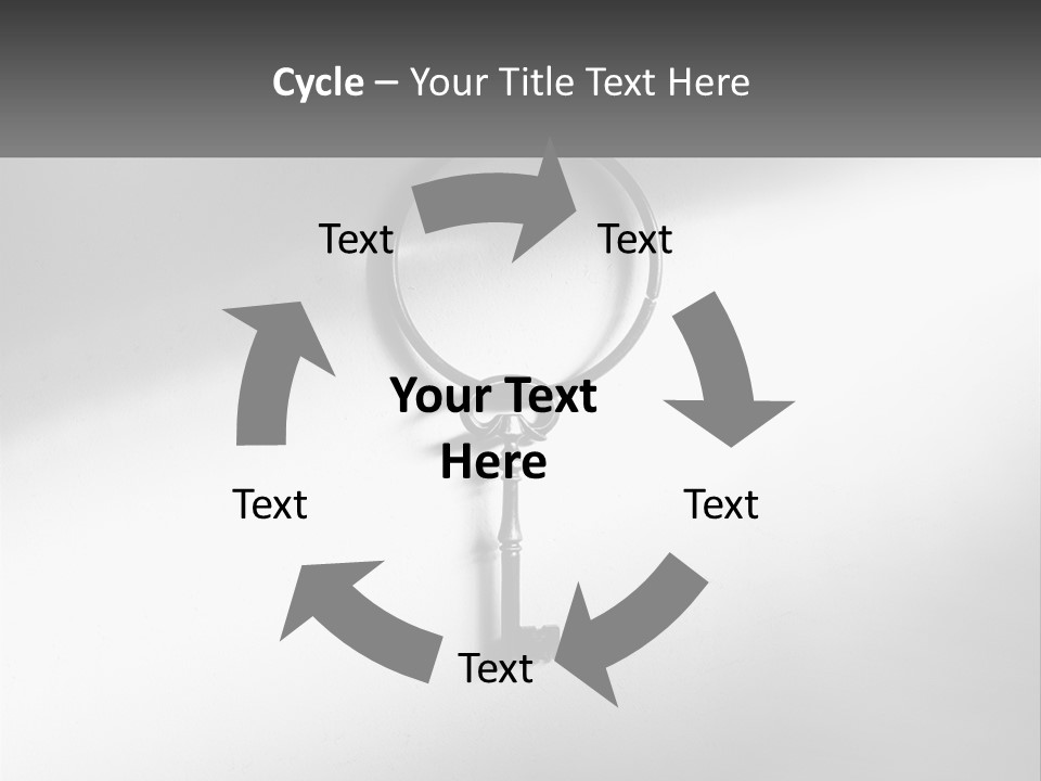 Old Key Nail PowerPoint Template