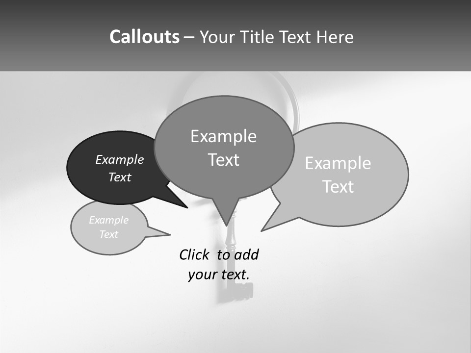 Old Key Nail PowerPoint Template