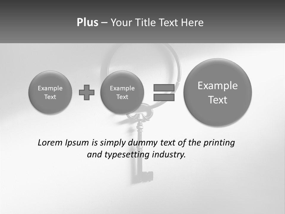 Old Key Nail PowerPoint Template