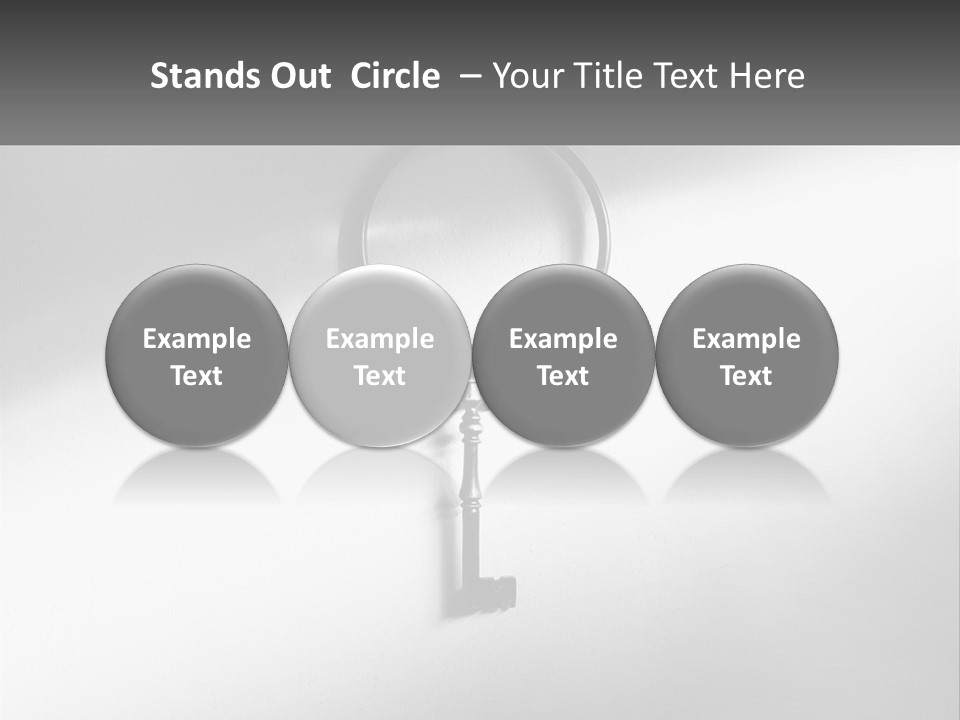 Old Key Nail PowerPoint Template