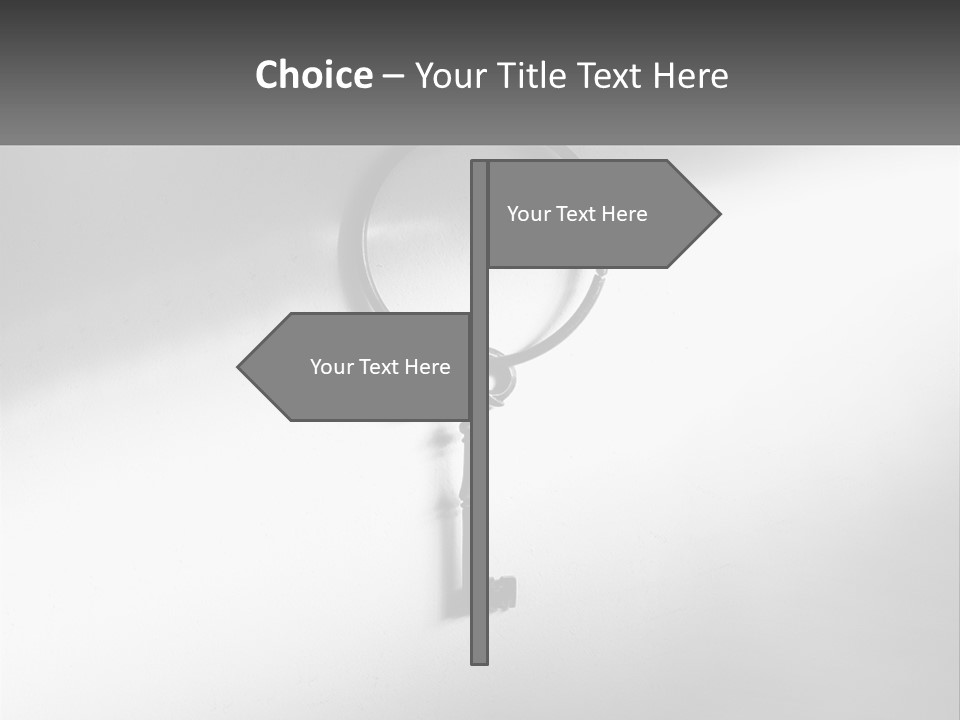 Old Key Nail PowerPoint Template