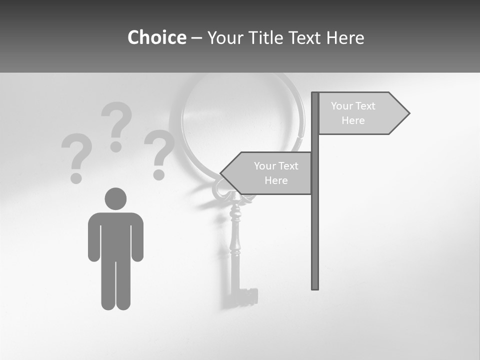 Old Key Nail PowerPoint Template