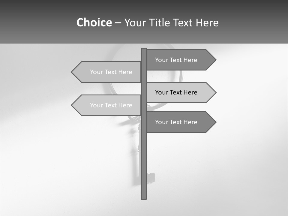 Old Key Nail PowerPoint Template