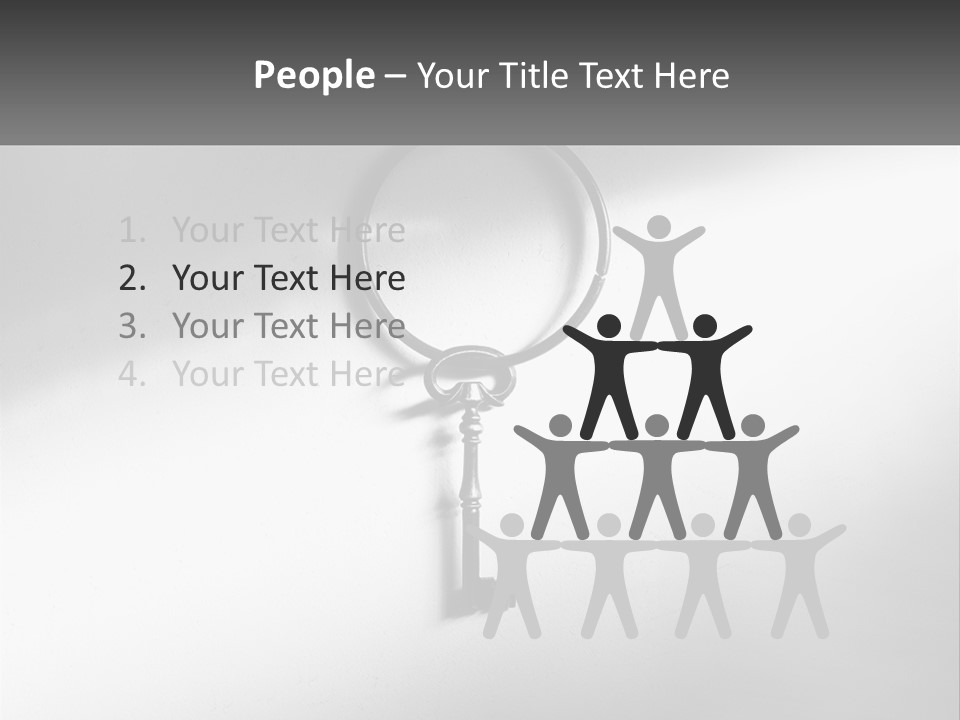 Old Key Nail PowerPoint Template