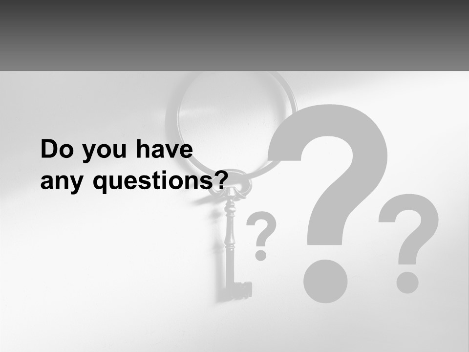 Old Key Nail PowerPoint Template