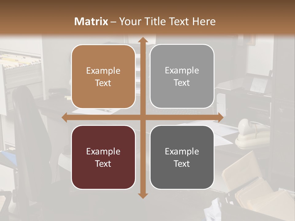 Computer Room Folders PowerPoint Template