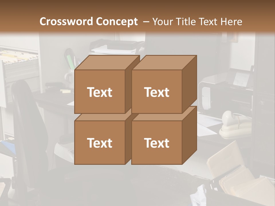 Computer Room Folders PowerPoint Template
