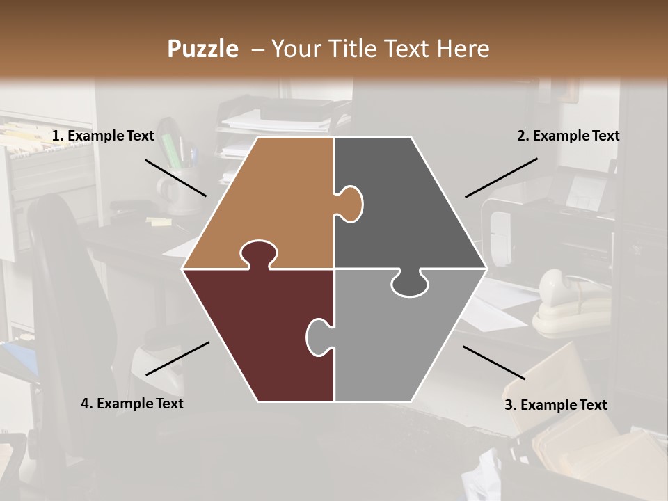 Computer Room Folders PowerPoint Template