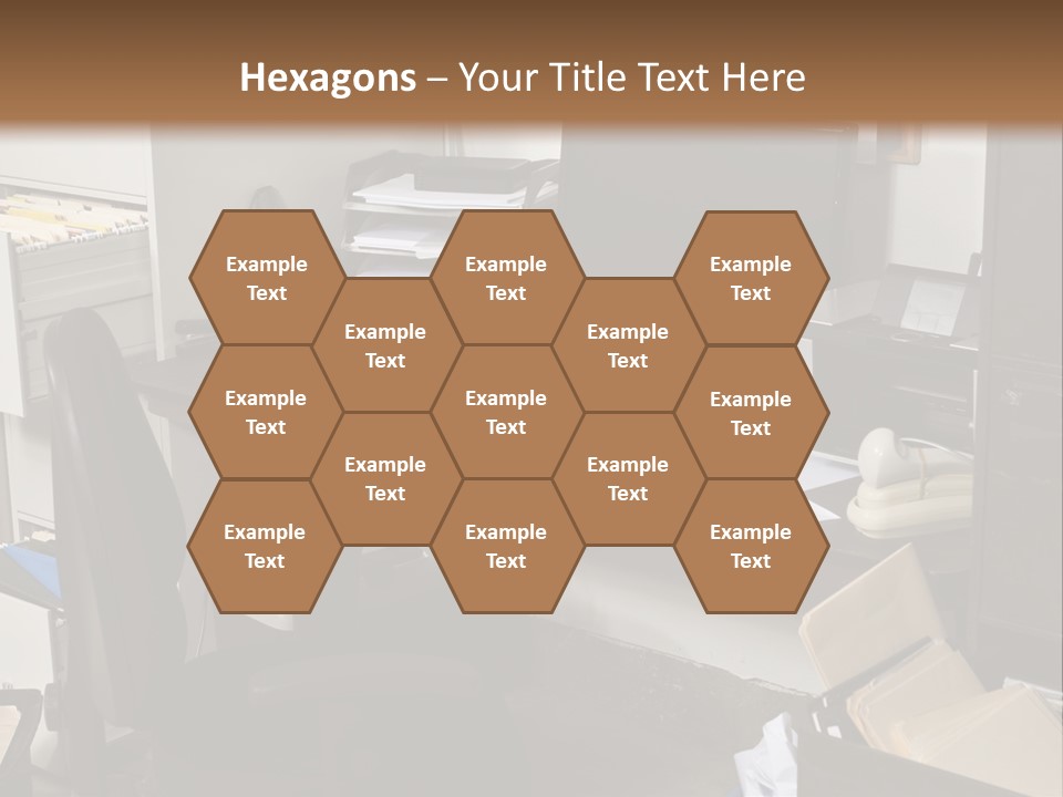 Computer Room Folders PowerPoint Template