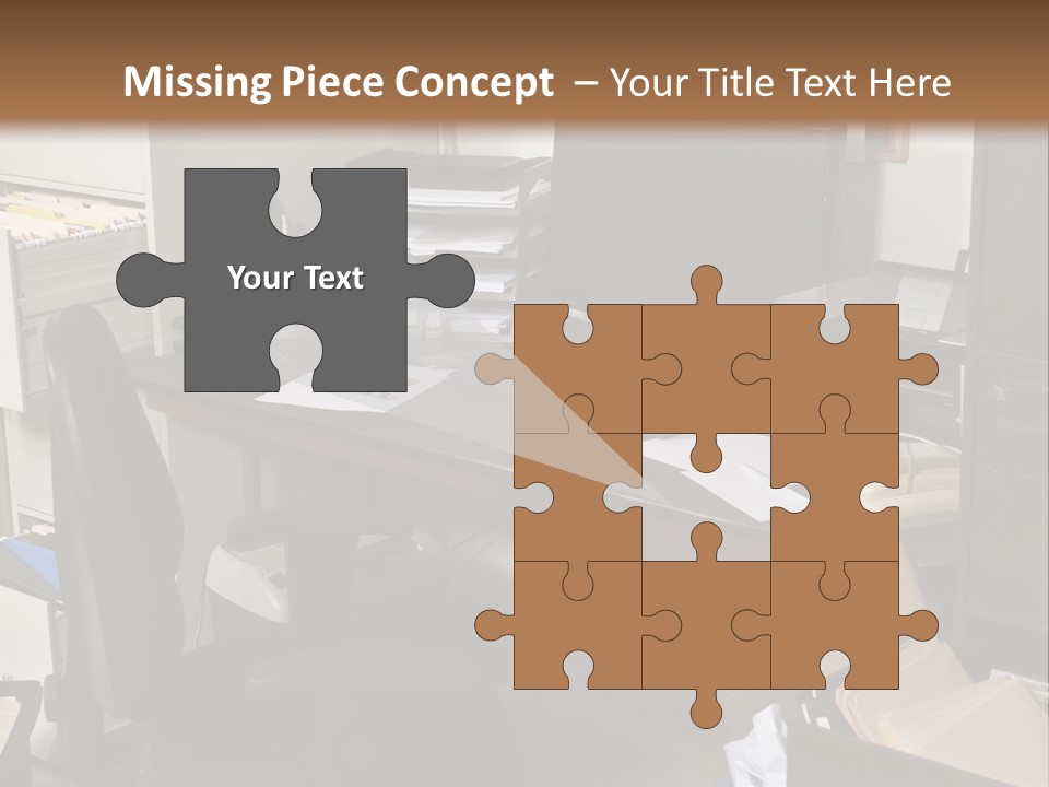 Computer Room Folders PowerPoint Template