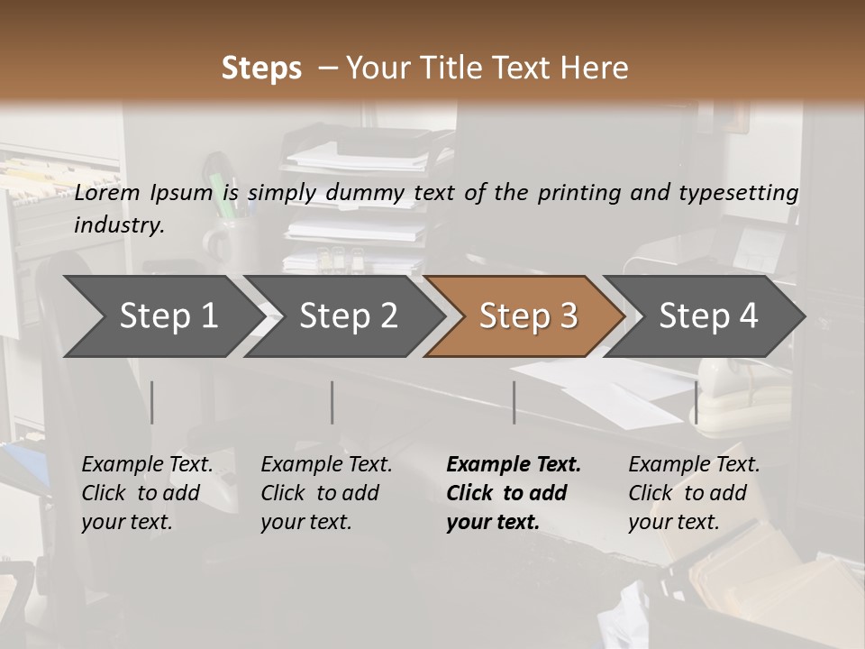 Computer Room Folders PowerPoint Template