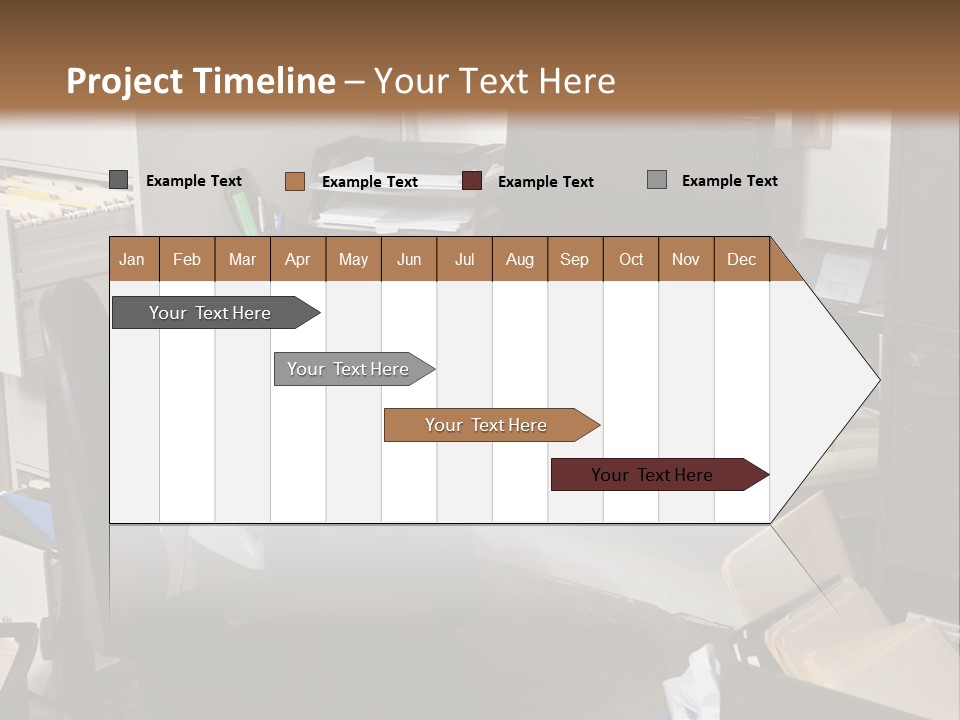 Computer Room Folders PowerPoint Template