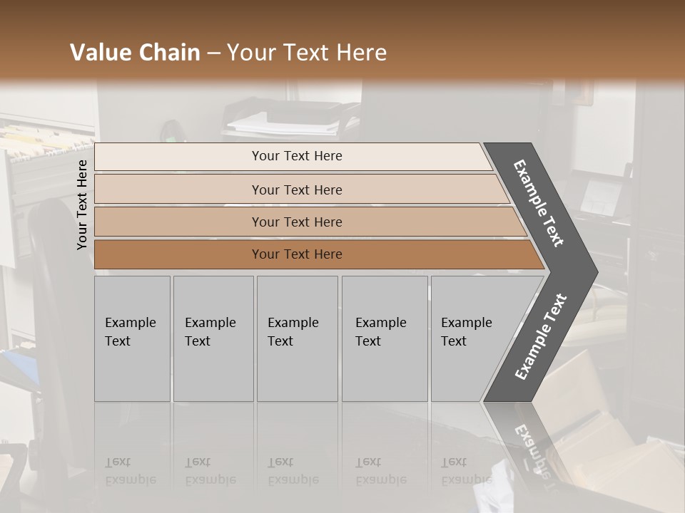 Computer Room Folders PowerPoint Template