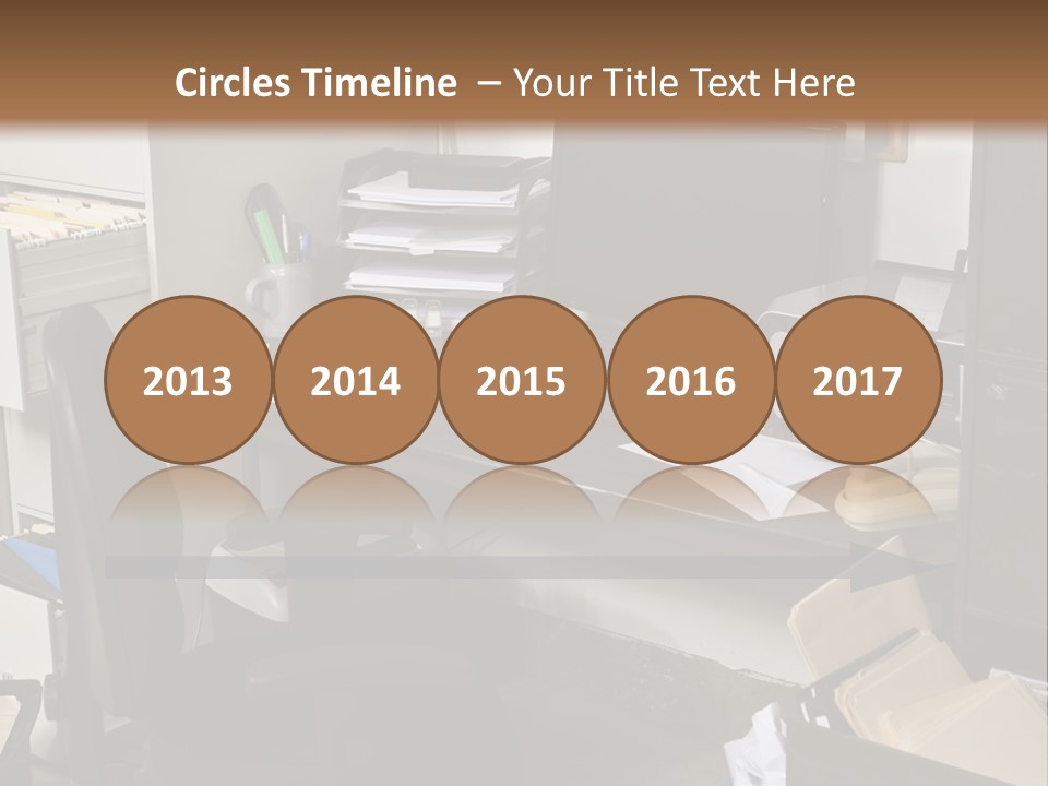 Computer Room Folders PowerPoint Template