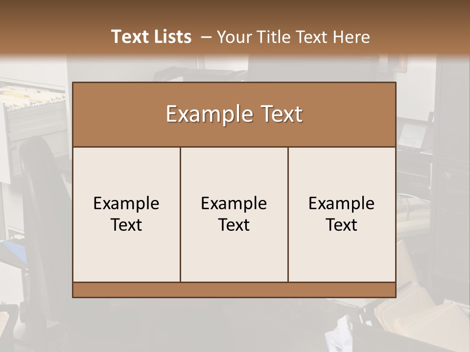 Computer Room Folders PowerPoint Template