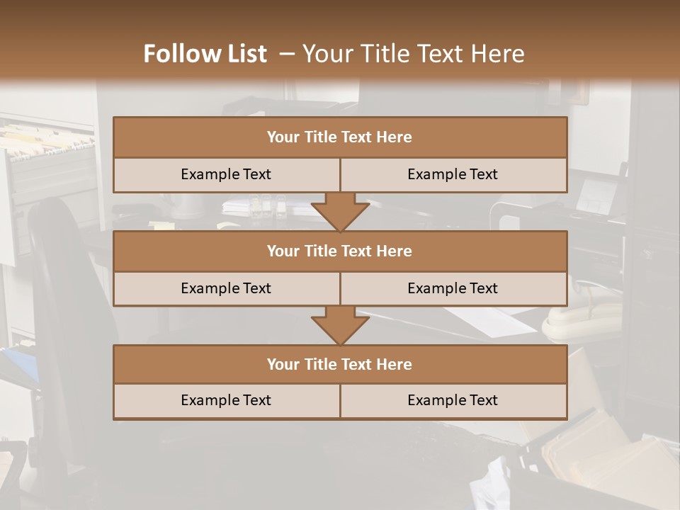 Computer Room Folders PowerPoint Template